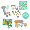  Társasjáték - 5 az 1-ben, Vadállatok - Wild animals, 5 GAMES