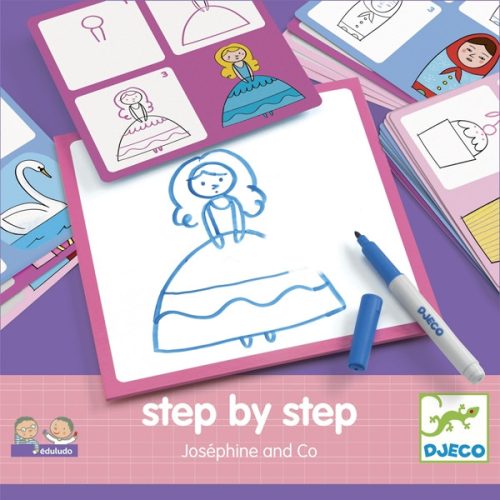 Rajzolás lépésről lépésre - Hercegnő - Step by step Joséphine and Co