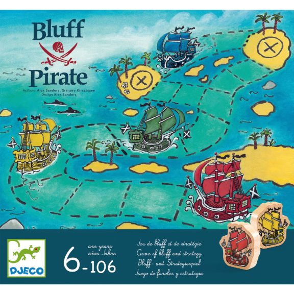 Blöffölő kalózok társasjáték Djeco