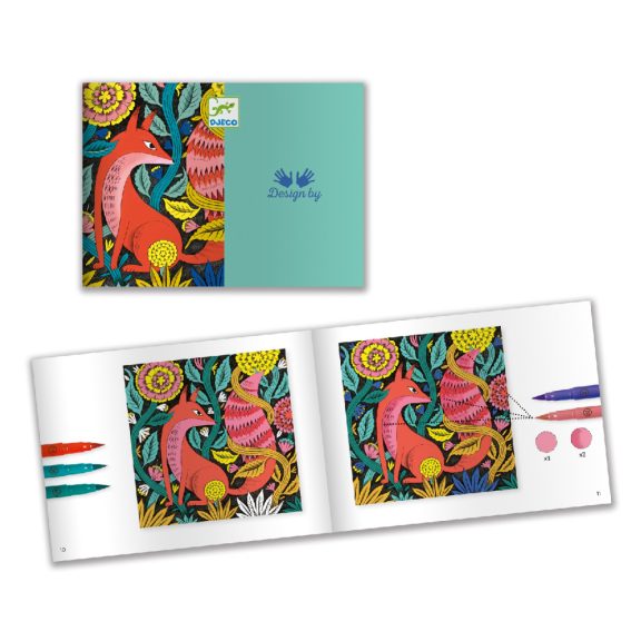 Művészeti műhely -3D színező- Fantázia kerekerdő Djeco