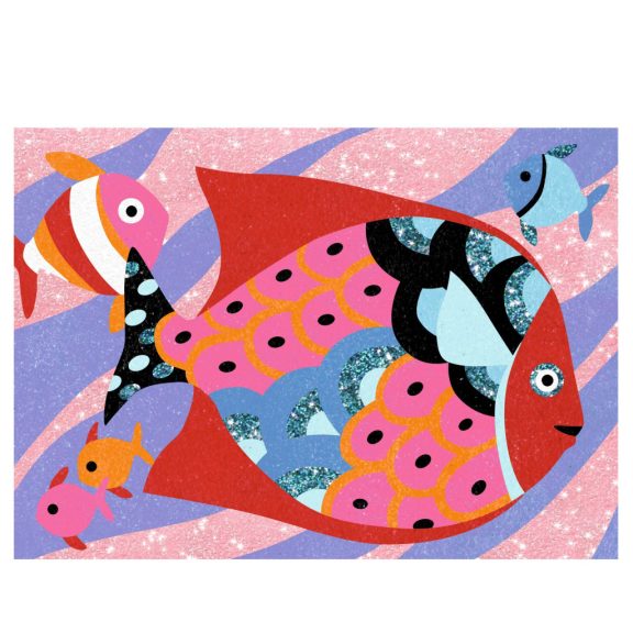 Homokkép készítő - Szivárványos halak