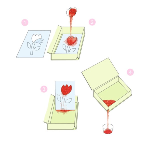 Homokkép készítő - Káprázatos madarak