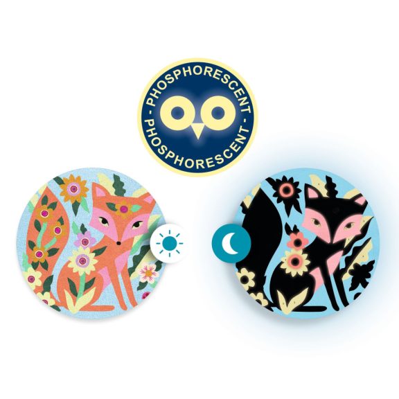 Homokkép készítő - Erdei élővilág-foszforeszkáló képek