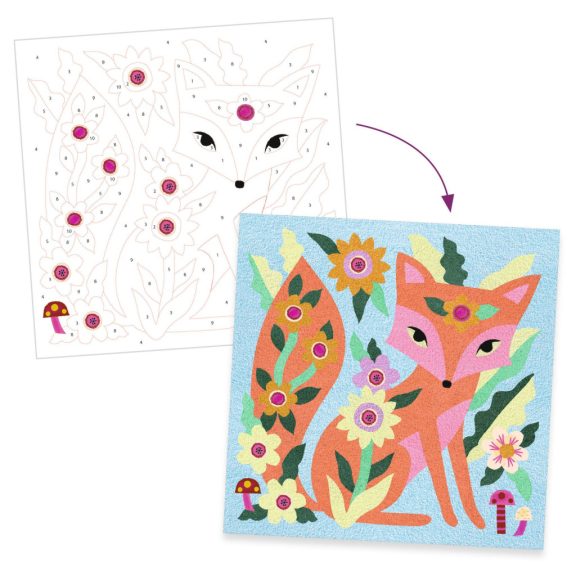 Homokkép készítő - Erdei élővilág-foszforeszkáló képek