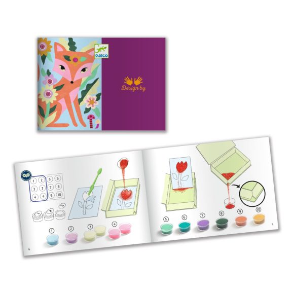 Homokkép készítő - Erdei élővilág-foszforeszkáló képek