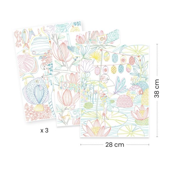 Művészeti műhely - Japán színezők mappa - Japan