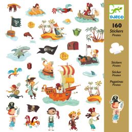 Matricák - Kalózok-160db-os Djeco