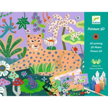   Művészeti műhely - Festés kiemelkedően - Trópusi erdő - Tropical forest