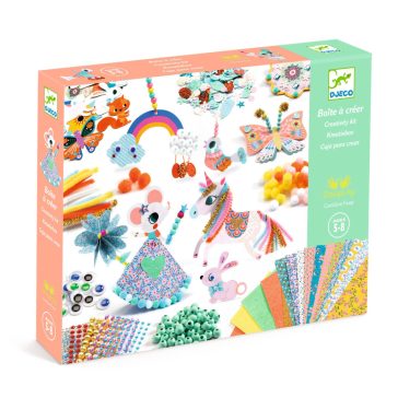   Kollázs műhely - Kreatív alkatrészek nagy készlete - Creativity kit