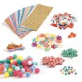   Kollázs műhely - Kreatív alkatrészek nagy készlete - Creativity kit