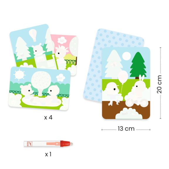 Vízzel színező készlet - Játszótéren - In the park Djeco