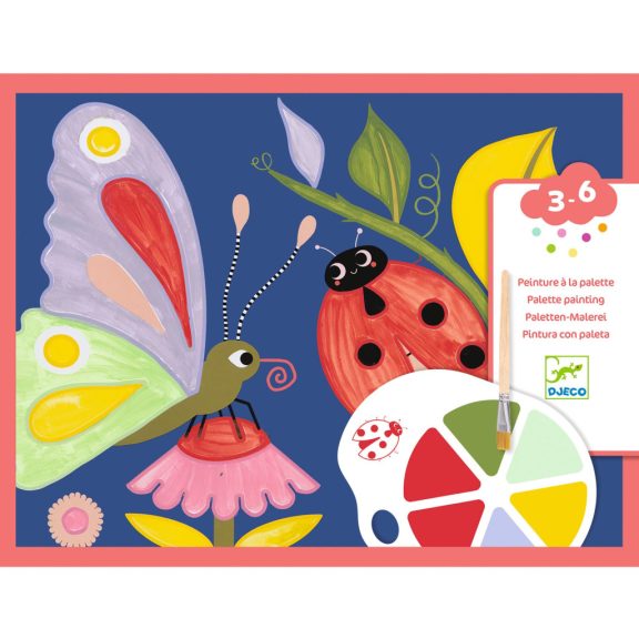 Palettafestés - Röpködők - Palette painting - Creepy crawlies