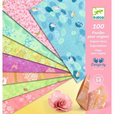   Origami 100 lapos készlet - Tavasz, 10 x10 grafikával - Haru
