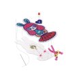   E-textil műhely - Nyuszilány kitűző - Brooch - Bunny girl