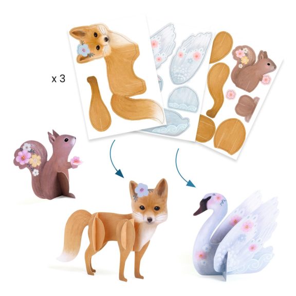 Kreatív műhely - 6 technika 1 dobozban - Bájos bolyhos - Fluffy box