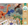   Kreatív műhely - 6 technika 1 dobozban - Dinoszauruszok világa - Dino Box