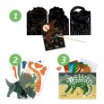   Kreatív műhely - 6 technika 1 dobozban - Dinoszauruszok világa - Dino Box