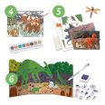   Kreatív műhely - 6 technika 1 dobozban - Dinoszauruszok világa - Dino Box