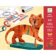   Művészeti műhely - Szoborkészítés - A tigris - The tiger