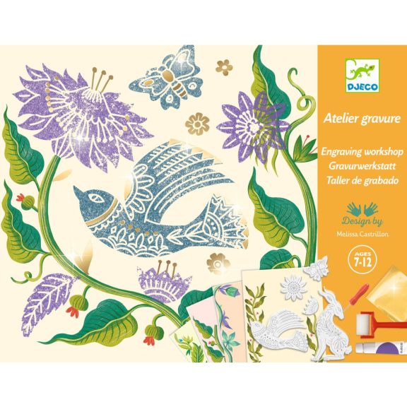 Művészeti műhely - Nyomat készítés, golgotavirág - Passionflower