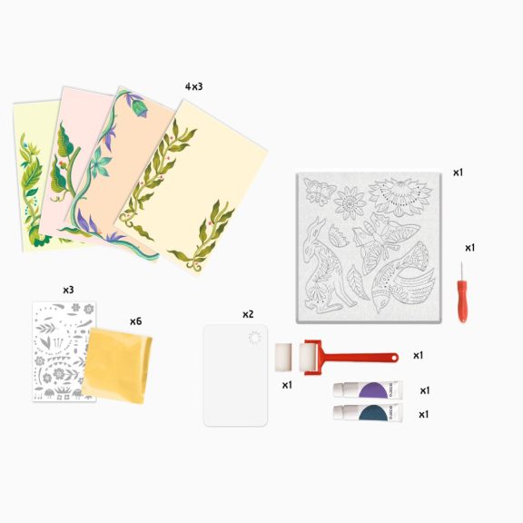 Művészeti műhely - Nyomat készítés, golgotavirág - Passionflower