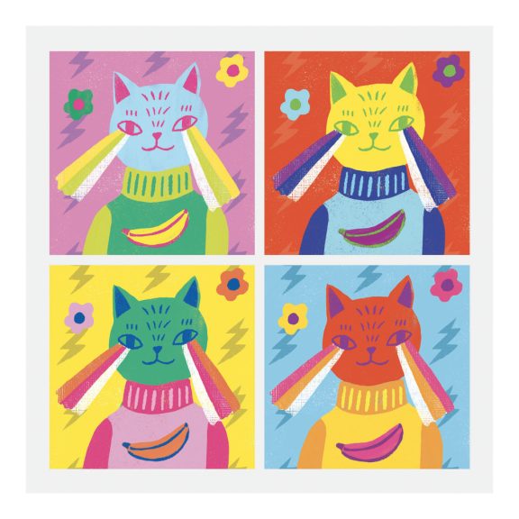 Művészeti műhely - Toppon - Inspired by Andy Warhol - Totally Pop