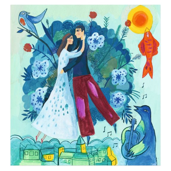 Művészeti műhely - Álomban - Inspired by Marc Chagall - In a dream