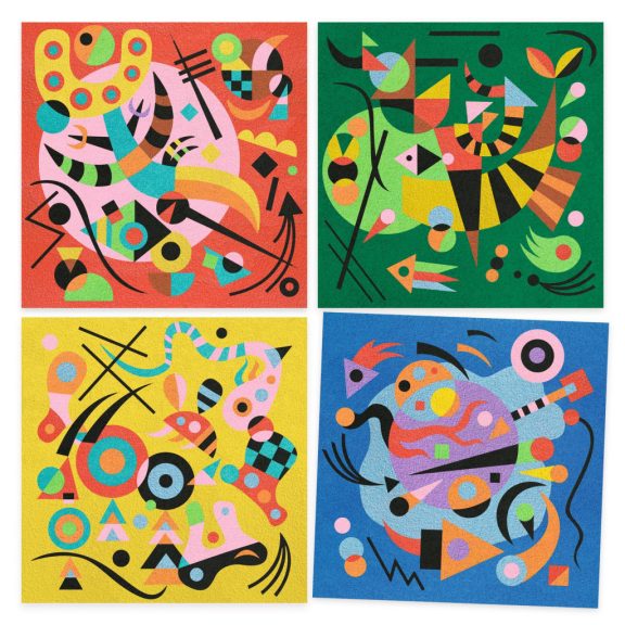 Művészeti műhely - Absztrak - Inspired by Vaszilij Kandinszkij - Abstract
