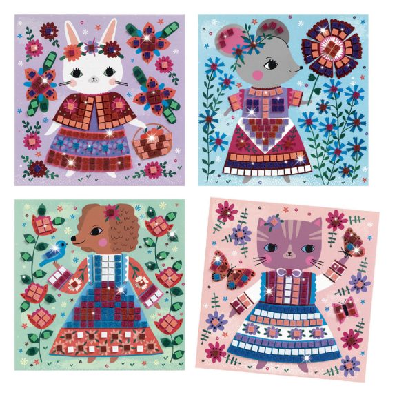 Mozaikkép készítés - Édes háziállatok - Lovely pets
