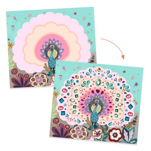 Gyémántszemes strassz képkészítés - Vad szépség - Wild beauty