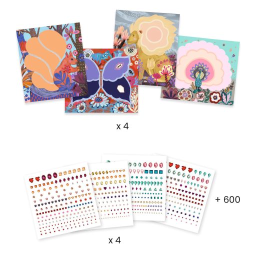 Gyémántszemes strassz képkészítés - Vad szépség - Wild beauty