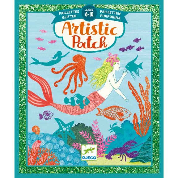 Csillámkép készítés - Sellők az óceán mélyén  Djeco