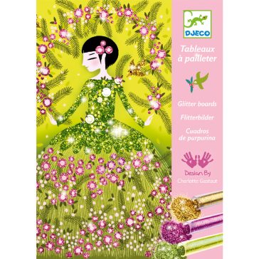   Csillámkép készítő - Csillogó ruhák - Glitter dresses Djeco