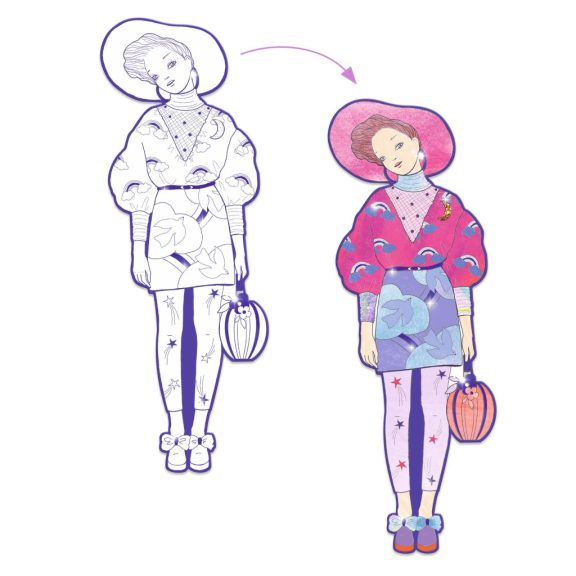 Színezés - Zaho Divat - Zaho and friends