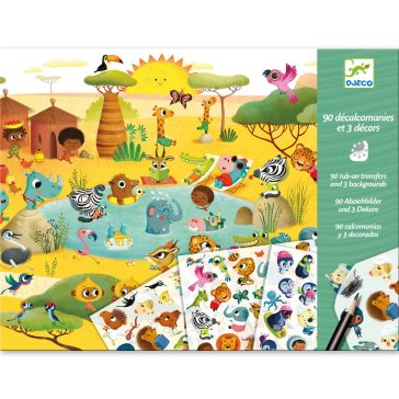   Satírozó képkészítő - Tájak - Szavanna, sivatag, északi sark Djeco