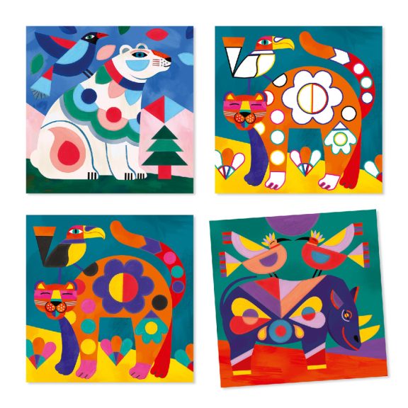 Művészeti műhely - Vidám állatfigurák Djeco