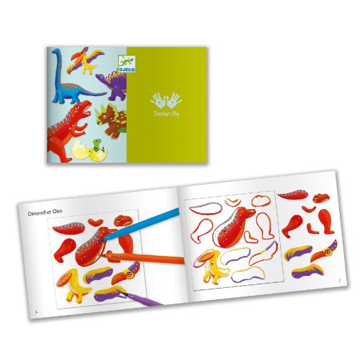 Jancsiszöges állatfigura készítés - Dínók Djeco