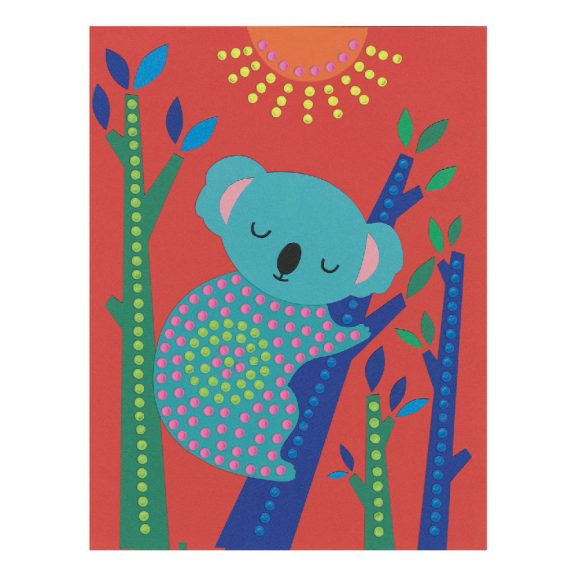 Képfestés pöttyökkel - Állatok pöttymintákkal  Djeco