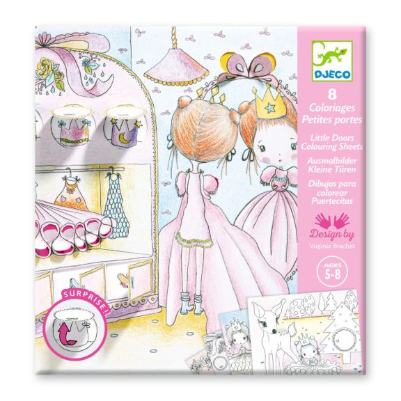 Meglepetés színezők - Pupi kis ajtói - Pupi's little doors