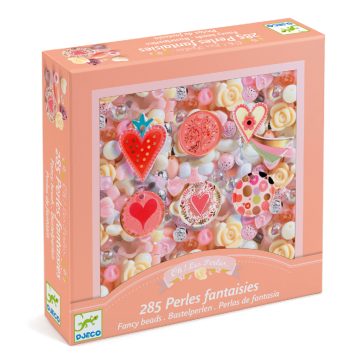   Virágok és szívecskék - ékszerkészítő kreatív készlet Djeco