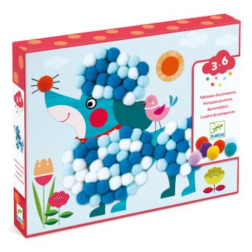   Pompom-kép készítés - Simogatni való kutyák - Dogs to stroke