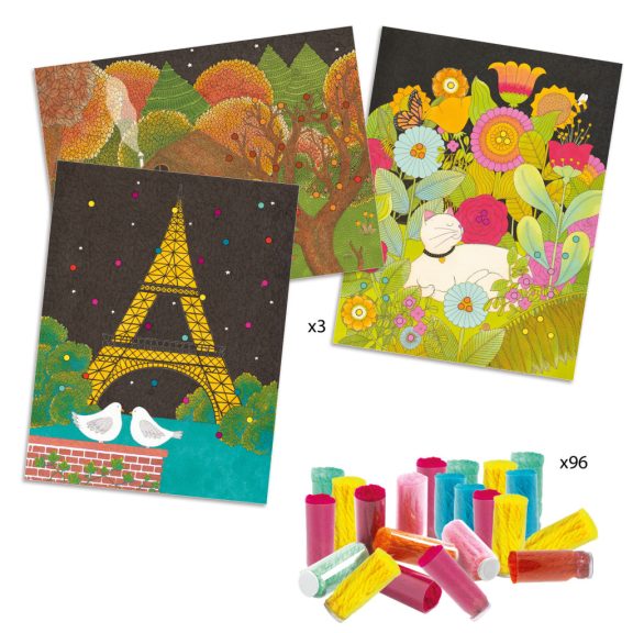 Pompom-kép készítő  Djeco