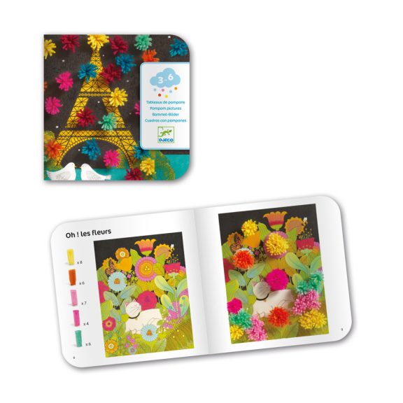 Pompom-kép készítő  Djeco