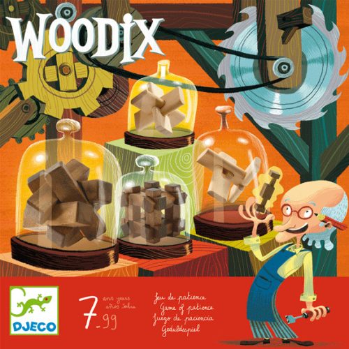 Logikai játék - Fa ördöglakatok - Woodix Djeco