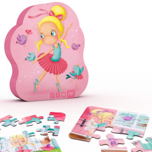 Ballerina puzzle- 4 féle- 6-16db-os Clementoni