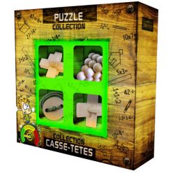 Puzzles collection  fa-ördöglakat készlet 4db-os