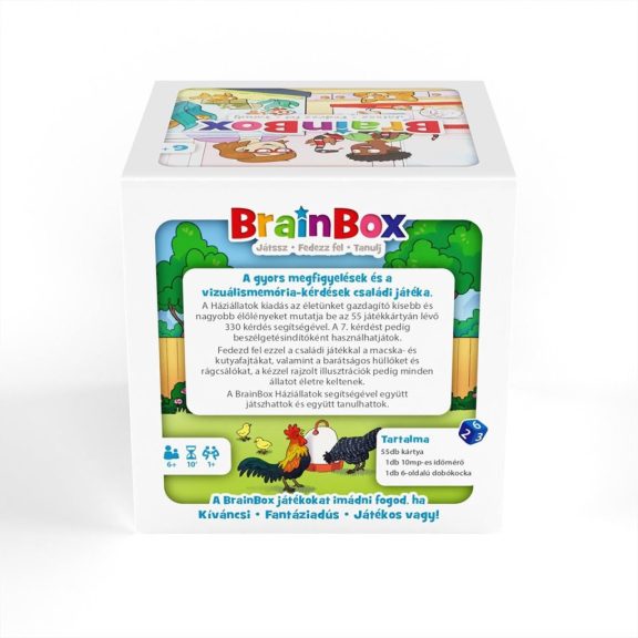 BrainBox Háziállatok társasjáték