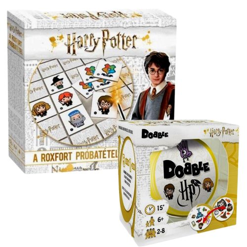Harry Potter:  Roxfort próbatétel  és Dobble társasjátékcsomag