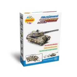 Felhúzható 3D puzzle tank