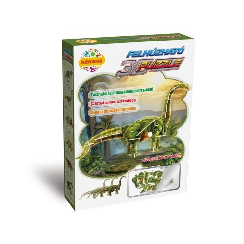 Felhúzható 3D puzzle diplodocus